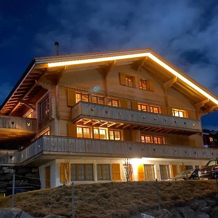 Chalet Butterfly Adelboden Bagian luar foto