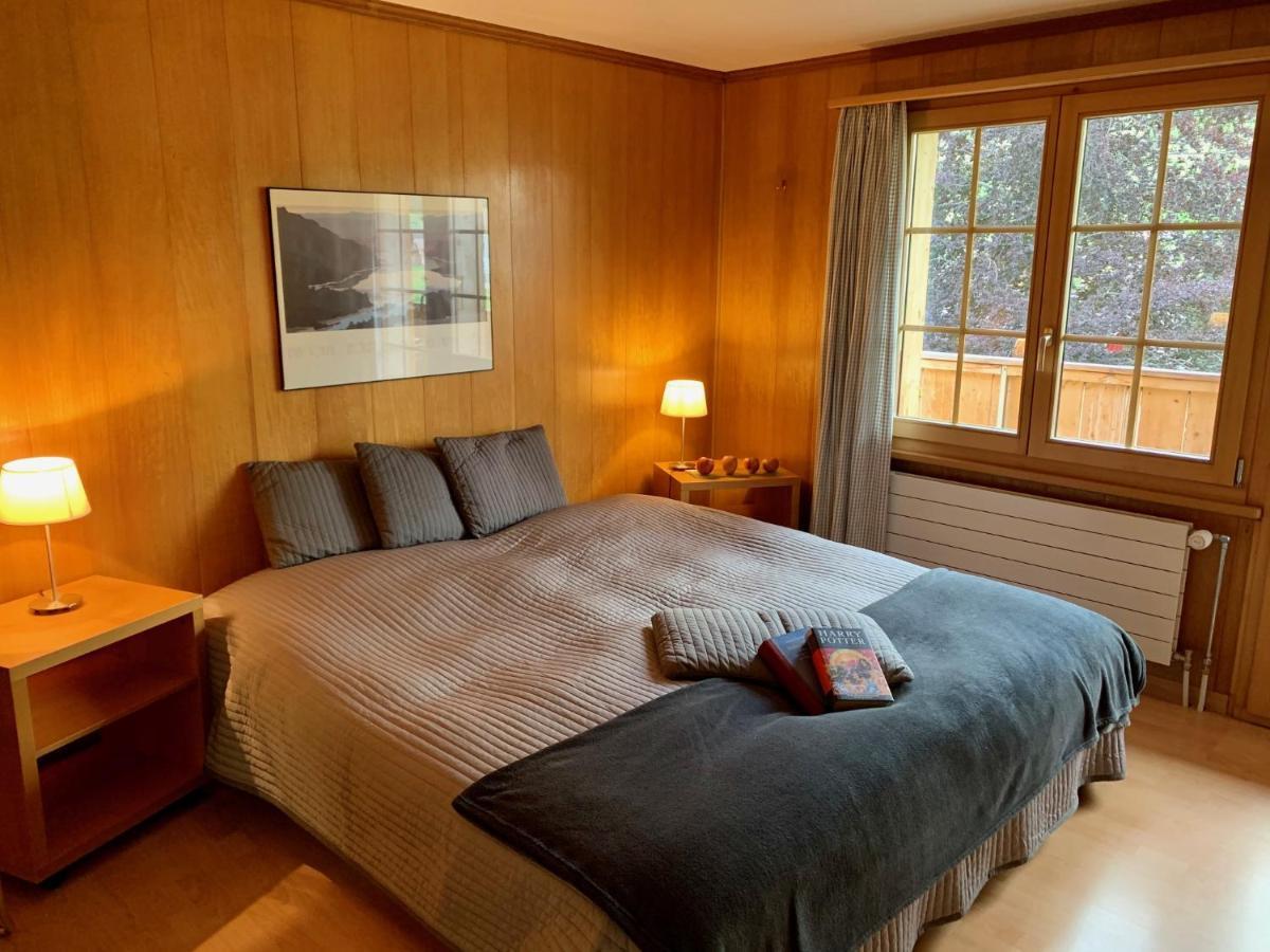 Chalet Butterfly Adelboden Bagian luar foto